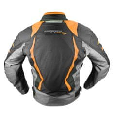 Cappa Racing Moto jakna AREZZO tekstil črno/oranžna M