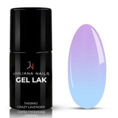 Juliana Nails Gel Lak Crazy Lavender termo vijolična modra No.628 6ml