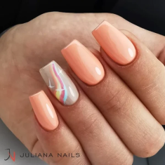 Juliana Nails Gel Lak Just Peachy oranžna No.630 6ml