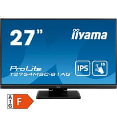 iiyama T2754MSC-B1AG monitor, LCD, LED, IPS, na dotik