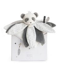 Doudou Darilni set - plišast panda ropotuljica 26 cm