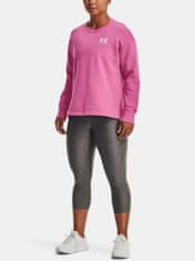 Under Armour Pulover Rival Fleece Oversize Crew-PNK XS