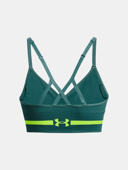 Bra Under Armour UA Seamless Low Long Bra-GRN