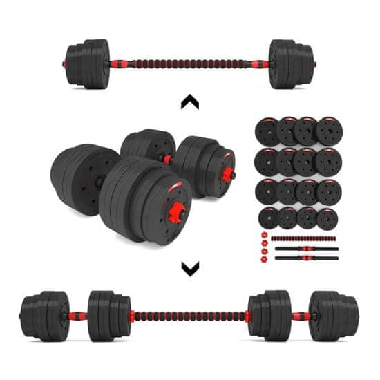 Paracot Komplet uteži in palice Cem Set 40 kg