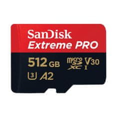 SanDisk Memory card SANDISK EXTREME PRO microSDXC 512GB 200/140 MB/s UHS-I U3 (SDSQXCD-512G-GN6MA)