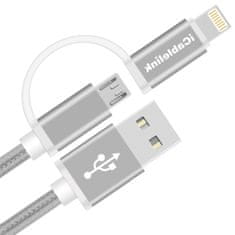 Kitajc micro USB in lightning kabel MFI certifikat 100 cm za iphone 5, 6, 7, 8...