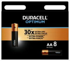 Duracell Alkalne baterije Optimum 8 kosov (AA)