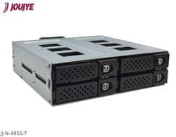 Osnovna plošča NVMe/SAS3/SATA 4x 2,5" HDD v 5,25" položaju