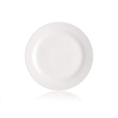 eoshop BANQUET Plitev porcelanast krožnik 26,5 cm, nedekoriran, komplet 8 kosov