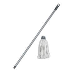 BRILANZ Mop bombaž 160 g s palico 120 cm, groba nit, komplet 8 kosov