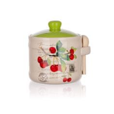 Banquet Keramična skleda z žlico CHERRY 400 ml, OK, komplet 4