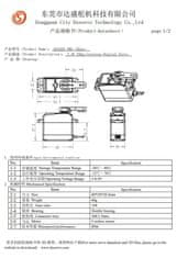 YUNIQUE GREEN-CLEAN Digital Coreless Servomotor DS3225PRO 7.4V 25KG z 25T kamero za robotski model tovornjaka Baja Car 1/10 (180 stopinj)