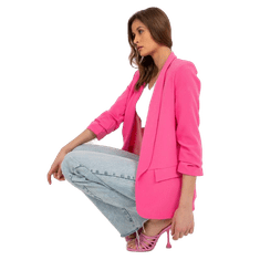 ITALY MODA Ženska jakna s podlogo ADELA roza DHJ-MA-7684.15P_397645 M