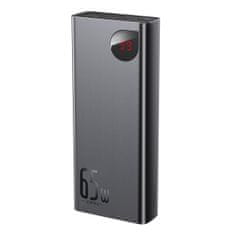 NEW Powerbank Baseus Adaman Metal 20000mAh PD QC 3.0 65W 2xUSB + USB-C + micro USB (črna)