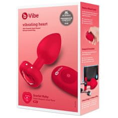 B-Vibe Vibracijski analni čep "Scarlet Ruby" (R5401577)