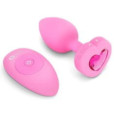 B-Vibe Vibracijski analni čep "Pink Topaz" (R5401569)