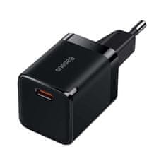 BASEUS GaN3 USB-C 30W omrežni polnilnik (črn)