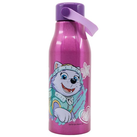 Stor Aluminijasta steklenica z ročajem PAW PATROL Pink, 760ml, 74461