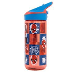 Stor Plastenka z izvlečno slamico SPIDERMAN, Tritan 620ml, 74797