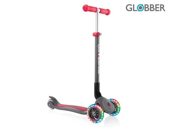 Globber Scooter JUNIOR FANTASY LIGHTS roza