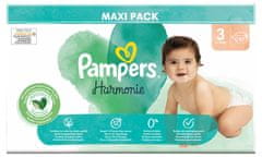 Pampers Harmonie plenice, velikost 3 (6-10 kg), 87 plenic