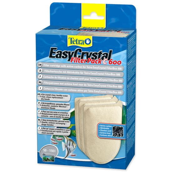 Tetra Náplň aktivní uhlí EasyCrystal 600 3 ks