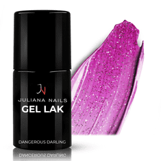 Juliana Nails Gel Lak Dangerous Darling vijolična No.720 6ml