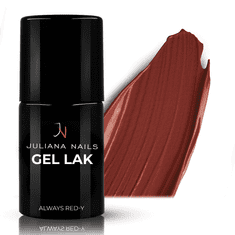 Juliana Nails Gel Lak Always Red-y rdeča rjava No.741 6ml