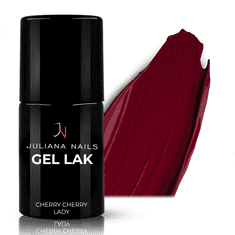 Juliana Nails Gel Lak Cherry Cherry Lady rdeča No.743 6ml