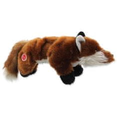 Dog Fantasy Hračka DOG FANTASY Skinneeez Plush pískací liška 45 cm 1 ks