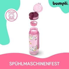 Bumpli Flaška za Vodo 500 ml z Vložkom za Sadje, Neprepustna, Brez BPA (rože) | FLOWERBOT