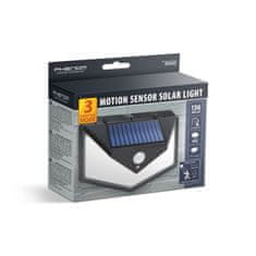 TIMMLUX 4x stenska LED solarna svetilka 136 LED 5W 260lm s senzorjem gibanja in mraka 3 načini delovanja