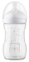 Philips Avent SCY673/82 plastična steklenička, 1m+, 260 ml, AFV, Natural Response, Deco