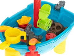 WOWO Pirate Ship Sandbox - Pirate Ship Bathtub Water Table Sandbox - 25 kos.