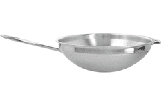 Demeyere Demeyere Apollo 7 Wok/Stir-Fry ponev, 36 cm, iz nerjavečega jekla, primerna za vse vrste kuhalnih plošč