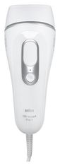 Braun Braun Silk-expert Pro 3 PL3121 IPL naprava za epilacijo – srebrna in bela, s preciznimi nastavki ter 100 utripov