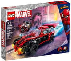 LEGO LEGO SUPER HEROJI 76244 MILES MORALES PROTI MORBIUSU - Gradnji komplet za otroke stare 7+ z 220 kosi in 2 minifigurama