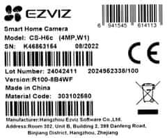 EZVIZ IP CAMERA EZVIZ H6C 2K+