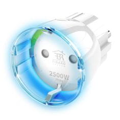 FIBARO Fibaro FIBEFGWPF-102-5 bel priključni adapter Type F z doslednostjo CE in RoHS, enojni vtič, 2500 W, 11 A