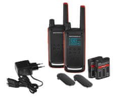 Motorola Motorola T82 Twin Pack dvosmerni radio 16 kanalov Črna, oranžna