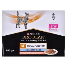 slomart PURINA NF Renal Function Feline Salmon - 10x85g mokra hrana za mačke, zaščita ledvic pri odraslih mačkah