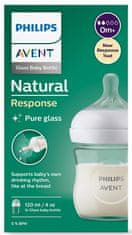 Philips Avent SCY930/01 steklena steklenička, 120 ml, Natural Response