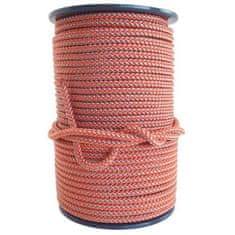 Enpro Pletena vrv brez jedra PPV 8 mm, 100 m, oranžno-siva