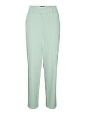 Vero Moda Ženske hlače VMZELDA Straight Fit 10261257 Mist Green (Velikost 34/32)