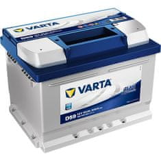 Varta D59 akumulator, 60 Ah, D+, 540 A(EN), 242 x 175 x 175 mm