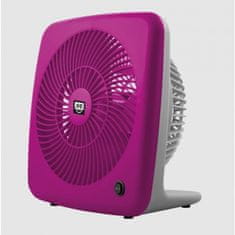 SHE 2v1 talni ali namizni ventilator, 30 W, roza - odprta embalaža