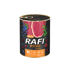 RAFI mokra hrana z raco borovnico in brusnico 400 g