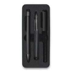 Faber-Castell Komplet nalivnega in krogličnega peresa Hexo Black