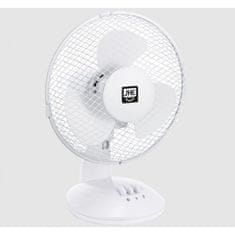 SHE namizni ventilator, 40 cm, 40 W, bel