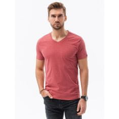 OMBRE Komplet 3 mešanih bombažnih majic V-NECK V14 Z29 MDN121502 XXL